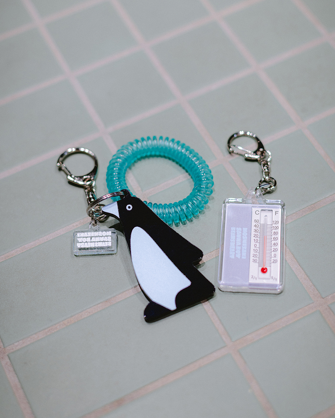 ホシザキ × サウナボーイ × BEAMS HEART　ペンギンキーホルダー・サーモキーホルダー